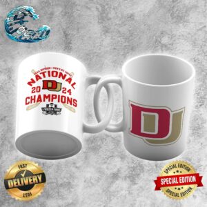 2024 NCAA Division I Men’s Ice Hockey Frozen Four Denver Pioneers National Champions Coffee Ceramic Mug
