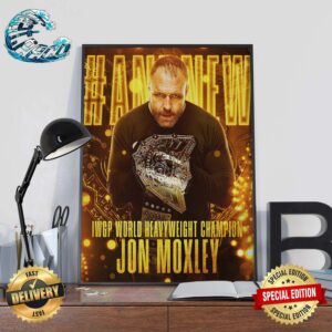 AEW Congratulations Jon Moxley Defeat Naito Tetsuya Become The New IWGP World Heavyweight Champion Poster Canvas