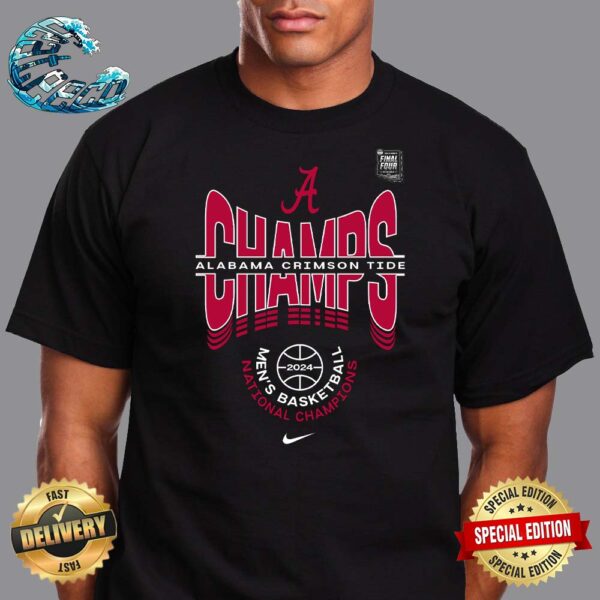 Alabama Crimson Tide Nike 2024 NCAA Men’s Basketball National Champions March Madness Unisex T-Shirt