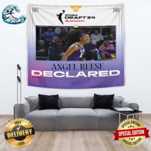 Angel Reese Declared Will Enter 2024 WNBA Draft Wall Decor Poster Tapestry