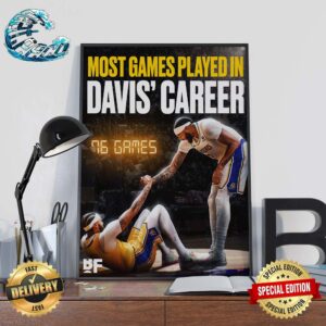 Anthony Davis Has Now Played A Career-High 76 Games Home Decor Poster Canvas