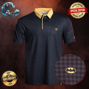 Batman The Batfang Pattern With A Little Batman Logo RSVLTS Collection All Day Unisex Polo Shirt