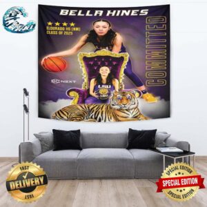Bella Hines Has Committed To LSU Wall Decor Poster Tapestry