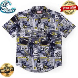 Black Panther The Panther Follows RSVLTS Collection Summer Hawaiian Shirt