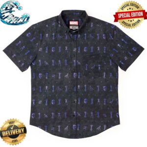 Black Panther Vibranium Chief RSVLTS Collection Summer Hawaiian Shirt