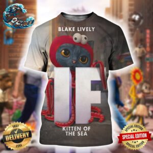 Blake Lively IF Character Poster Kitten Of The Sea Exclusive To Cinemas May 16 All Over Print Shirt
