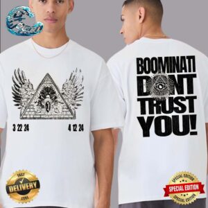 Boominati Don’t Trust You Two Sides Print Unisex T-Shirt