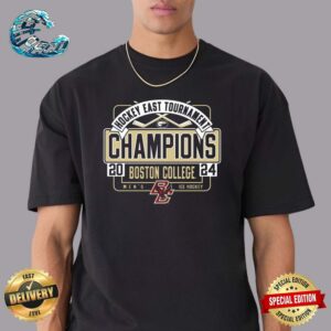 Boston College Men’s Hockey 2024 Hockey East Tournament Champions Unisex T-Shirt