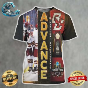 Boston College NCAA 2024 Men’s Frozen Four Advance To The National Championship All Over Print Shirt