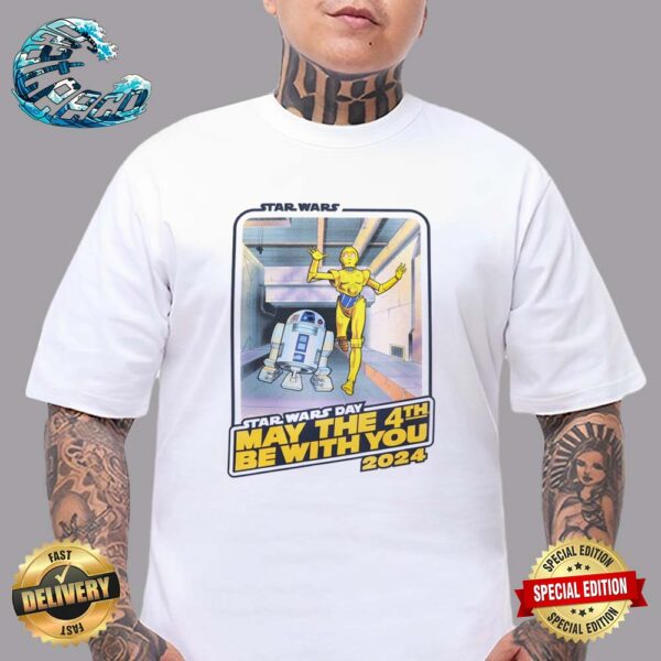 C-3PO And R2-D2 Star Wars May the 4th Be with You 2024 Classic T-Shirt