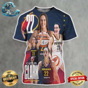 Caitlin Clark 22 Selected First Overall By Indiana Fever During 2024 WNBA Draft All Over Print Shirt