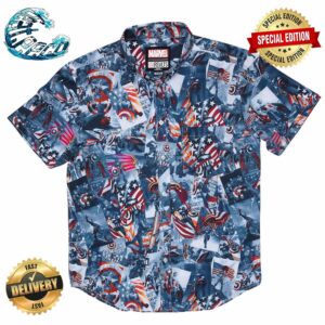 Captain America Sentinel Of Liberty RSVLTS Collection Summer Hawaiian Shirt