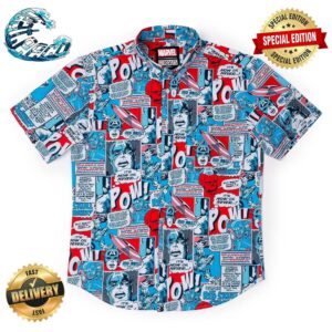 Captain America The First Avenger RSVLTS Collection Summer Hawaiian Shirt