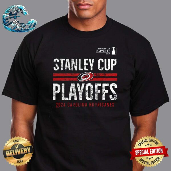 Carolina Hurricanes NHL 2024 Stanley Cup Playoffs Crossbar Unisex T-Shirt