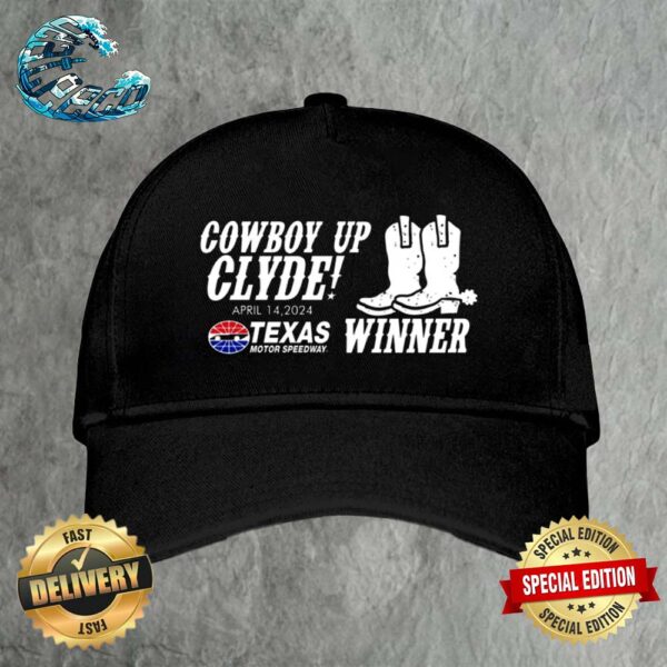 Chase Elliott Cowboys Up Clyde In Texas Motor Speedway Winner April 14 2024 Classic Cap Snapback Hat