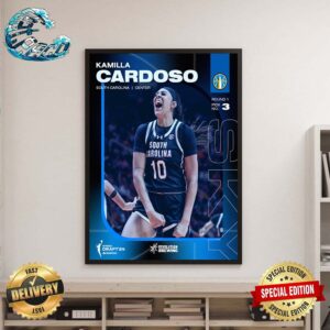 Chicago Sky Select Kamilla Cardoso From South Carolina With The 3rd Pick Of The 2024 WNBA Draft Poster Canvas