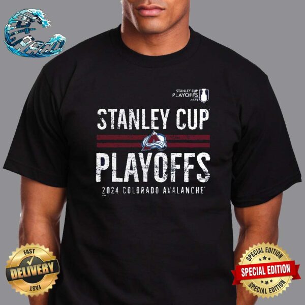 Colorado Avalanche NHL 2024 Stanley Cup Playoffs Crossbar Unisex T-Shirt