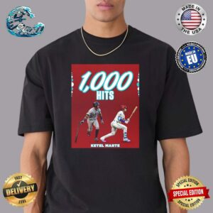 Congrats Katel Marte On Reaching 1000 Career Classic T-Shirt
