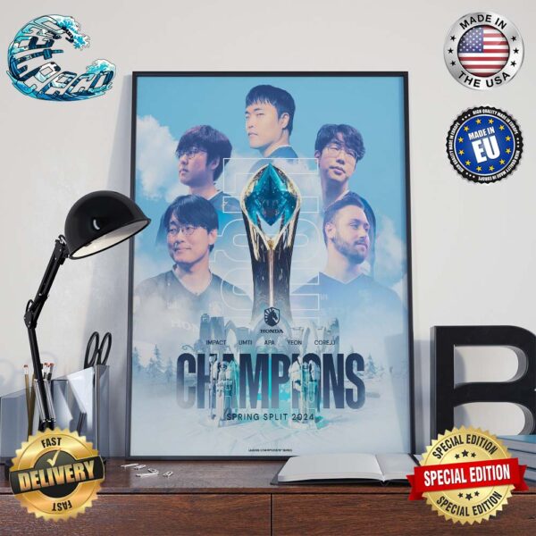 Congrats Team Liquid Honda Are Your LCS Spring Champions League Of Legends Home Decor Poster Canvas