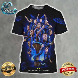 Congrats To Inter Milan Campioni D’Italia 2023-24 Serie A Champions Scudetto IM2Stars All Over Print Shirt