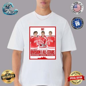 Congrats To Macklin Celebrini Lane Hutson and Tom Willander On Being Named New England Division I All-Stars Unisex T-Shirt