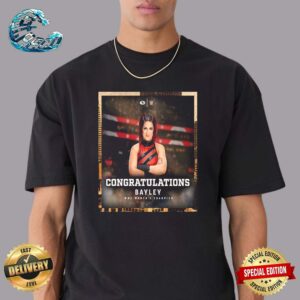 Congratulations Bayley WWE Women’s Champion At WrestleMania Premium T-Shirt