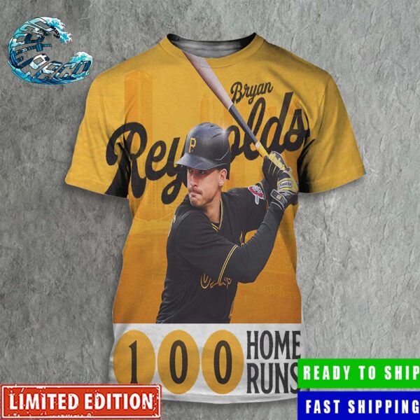 Congratulations Bryan Reynolds On Your 100 Career Home Runs All Over Print Shirt