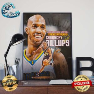 Congratulations Chauncey Billups From Denver Nuggets Naismith Memorial Basketball Hall Of Fame Class Of 2024 Poster Canvas