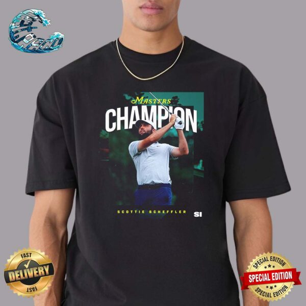 Congratulations Scottie Scheffler Gets His Second Champion At The Masters Unisex T-Shirt