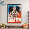 Indiana Fever Select Caitlin Clark With The First Pick In The 2024 WNBA Draft Home Decor Poster Canvas