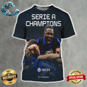 Congratulazioni Per Lo Scudetto IM2Stars Inter Milan Serie A Champions All Over Print Shirt