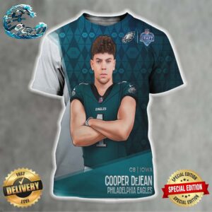 Cooper DeJean Picked By Philadelphia Eagles At NFL Draft Detroit 2024 All Over Print Shirt