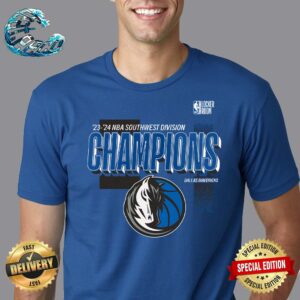 Dallas Mavericks 2024 Southwest Division Champions NBA Locker Room Unisex T-Shirt
