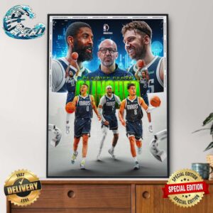 Dallas Mavericks Have Officially Clinched 2024 NBA Playoffs Berth Their Spot In The Postseason Wall Decor Poster Canvas