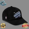 Denver Nuggets Fanatics Branded 2024 NBA Playoffs Defensive Stance Big Logo Black Cap Hat Snapback