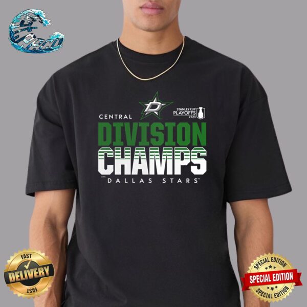 Dallas Stars 2024 Central Division Champions Premium T-Shirt