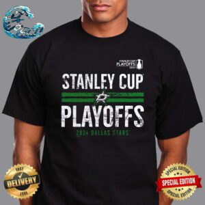 Dallas Stars NHL 2024 Stanley Cup Playoffs Crossbar Unisex T-Shirt