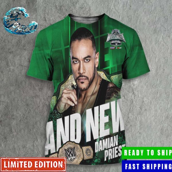 Damian Priest And New World Heavyweight Champion WWE WrestleMania XL All Over Print Shirt