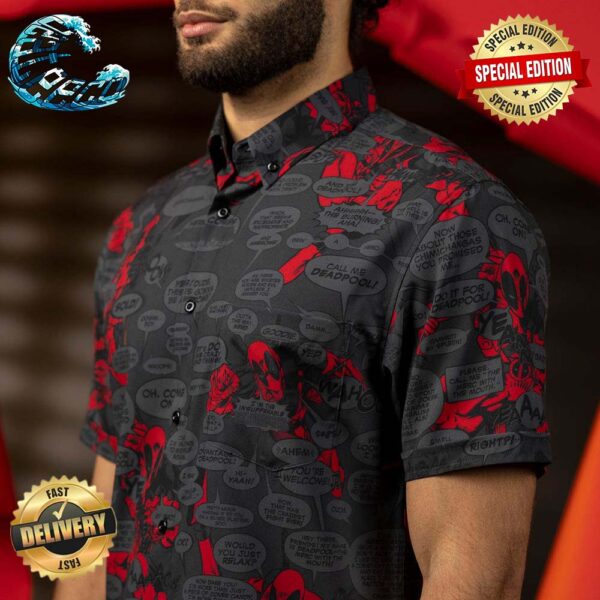 Deadpool Merc With A Mouth RSVLTS Collection Summer Hawaiian Shirt