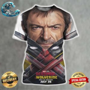 Deadpool and Wolverine New Poster Hugh Jackman And Ryan Reynolds In Theaters On July 26 2024 All Over Print Shirt