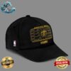 Denver Nuggets Fanatics Branded 2024 NBA Playoffs Defensive Stance Big Logo Black Cap Hat Snapback