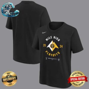 Denver Nuggets Nike 2024 NBA Playoffs Mantra Mile High Unisex T-Shirt