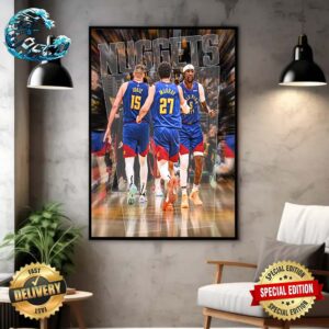 Denver Nuggets Wins Always Finding A Way Mile High Playoffs Road 2 Gold Defeats The Lakers 3-0 NBA Playoff 2024 Home Decor Poster Canvas