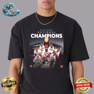Denver Pioneers 2024 DI Men’s Ice Hockey National Champions For The 10th Time In Program History T-Shirt