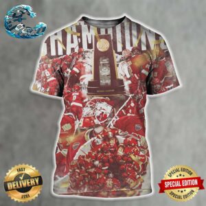 Denver Pioneers Is The National Champions 2024 NCAA Division I Men’s Ice Hockey Tournament Frozen Four All Over Print Shirt