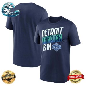 Detroit The Pick Is In 2024 NFL Draft Vintage T-Shirt