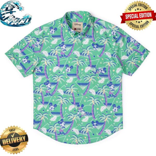 Disney Cabana Mickey RSVLTS Collection Summer Hawaiian Shirt