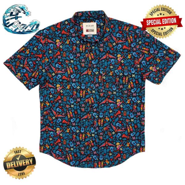 Disney and Pixar Coco The Music in Me RSVLTS Collection Summer Hawaiian Shirt