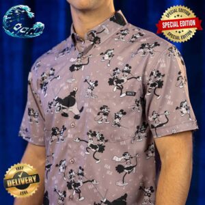 Disney100 Mickey Mouse Saves the Day RSVLTS Collection Summer Hawaiian Shirt