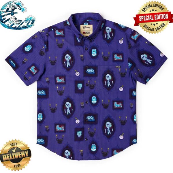 Disney?s Haunted Mansion Ghostly Gallery RSVLTS Collection Summer Hawaiian Shirt